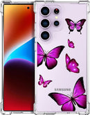 Compatible with Samsung Galaxy S26 Ultra Cases with Design, Cute Transparent Phone Case for Women Girls Girly with Heavy Duty Protective Bumper (Clear Dogs Paws)