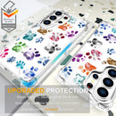 Compatible with Samsung Galaxy S26 Ultra Cases with Design, Cute Transparent Phone Case for Women Girls Girly with Heavy Duty Protective Bumper (Clear Dogs Paws)