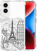 Compatible with Samsung Galaxy S26 Ultra Cases with Design, Cute Transparent Phone Case for Women Girls Girly with Heavy Duty Protective Bumper (Clear Dogs Paws)