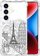 Compatible with Samsung Galaxy S26 Ultra Cases with Design, Cute Transparent Phone Case for Women Girls Girly with Heavy Duty Protective Bumper (Clear Dogs Paws)