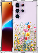 Compatible with Samsung Galaxy S26 Ultra Cases with Design, Cute Transparent Phone Case for Women Girls Girly with Heavy Duty Protective Bumper (Clear Dogs Paws)