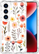 Compatible with Samsung Galaxy S26 Ultra Cases with Design, Cute Transparent Phone Case for Women Girls Girly with Heavy Duty Protective Bumper (Clear Dogs Paws)