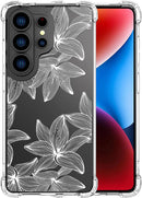 Compatible with Samsung Galaxy S26 Ultra Cases with Design, Cute Transparent Phone Case for Women Girls Girly with Heavy Duty Protective Bumper (Clear Dogs Paws)