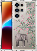 Compatible with Samsung Galaxy S26 Ultra Cases with Design, Cute Transparent Phone Case for Women Girls Girly with Heavy Duty Protective Bumper (Clear Dogs Paws)