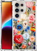 Compatible with Samsung Galaxy S26 Ultra Cases with Design, Cute Transparent Phone Case for Women Girls Girly with Heavy Duty Protective Bumper (Clear Dogs Paws)