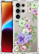 Compatible with Samsung Galaxy S26 Ultra Cases with Design, Cute Transparent Phone Case for Women Girls Girly with Heavy Duty Protective Bumper (Clear Dogs Paws)