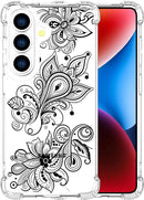 Compatible with Samsung Galaxy S26 Ultra Cases with Design, Cute Transparent Phone Case for Women Girls Girly with Heavy Duty Protective Bumper (Clear Dogs Paws)