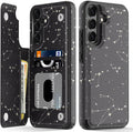 Galaxy S25 Card Slots Kickstand Protective Phone Case