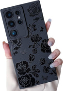 Samsung Galaxy S25 Plus Flower Butterfly Soft Silicone Phone Case