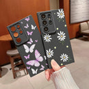 Samsung Galaxy S25 Plus Flower Butterfly Soft Silicone Phone Case