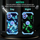 iPhone 16 Pro Case Glow Dark Three Layer Heavy Duty Shockproof Protection Hard Plastic Bumper+Soft Silicone Case