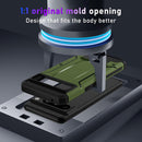 Pixel 8 Pro Screen Protector (6.7 - Inch) Dual Layer Heavy Duty Shockproof Protective Case - Army Green