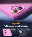 Designed for Iphone 16 Case, Full Body Rugged Case with Built - In Touch Sensitive Anti - Scratch Screen Protector,