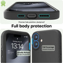 Designed for Iphone 16 Case, Premium Silicone Shockproof Protective Phone Case for Men Women Girls 6.1", Black