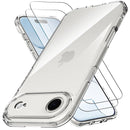 Designed for Samsung Galaxy S26 Ultra Case + 2 Pack Galaxy S26 Ultra Screen Protector Tempered Glass.[Military Grade Protection] Slim,Transparent,Shockproof，Anti - Scratch - Clear