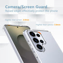 Designed for Samsung Galaxy S26 Ultra Case + 2 Pack Galaxy S26 Ultra Screen Protector Tempered Glass.[Military Grade Protection] Slim,Transparent,Shockproof，Anti - Scratch - Clear