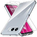 Designed for Samsung Galaxy S26 Ultra Case + 2 Pack Galaxy S26 Ultra Screen Protector Tempered Glass.[Military Grade Protection] Slim,Transparent,Shockproof，Anti - Scratch - Clear