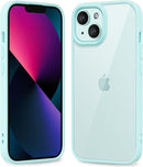 iPhone 16 Pro Transparent Hybrid Hard Shell Plastic & Soft Silicone Rubber Bumper