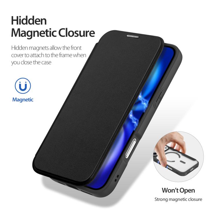 DUX DUCIS Skin X Pro Series Magsafe PC + TPU Phone Leather Case