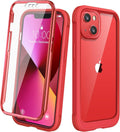 iPhone 16 Case, Full Body Rugged Case Touch Sensitive Anti - Scratch Screen Protector Pink