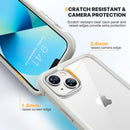 iPhone 16 Case, Full Body Rugged Case Touch Sensitive Anti - Scratch Screen Protector Pink