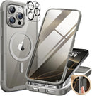 iPhone 16 Pro Case Full - Body Phone Built - in Glass Screen Protector Military