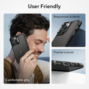 iPhone 16 Case Stand, 23FT Military Grade Drop Protection Heavy Duty Magnetic Phone Case Black