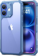 iPhone 16 Case Stand, 23FT Military Grade Drop Protection Heavy Duty Magnetic Phone Case Black