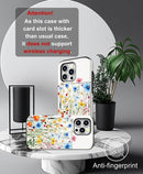 iPhone 16 Pro Case Cute Card Holder Slim Cases Paws Dog Craws