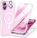 iPhone 16 Pro Case Full - Body Phone Built - in Glass Screen Protector Military