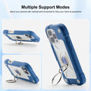 iPhone 16 Case 6.1 Inch Ring Stand Military Grade Drop Protection Full Body Rugged Heavy Duty Case Cover