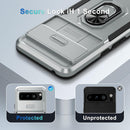 Google Pixel 8 Pro Case 2 Tempered Glass Screen Shockproof Protective Phone Cover Orange