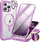 iPhone 16 Pro Case Full - Body Phone Built - in Glass Screen Protector Military