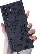 Samsung Galaxy S25 Plus Flower Butterfly Soft Silicone Phone Case