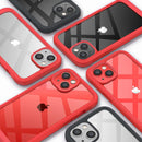 iPhone 16 Case, Full Body Rugged Case Touch Sensitive Anti - Scratch Screen Protector Pink