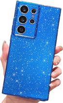 Samsung Galaxy S25 Ultra Bling Glitter Case – Thin Slim Shockproof Soft TPU Protective Cover with Sparkly Design for Girls