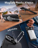 iPhone 16 Case Stand, 23FT Military Grade Drop Protection Heavy Duty Magnetic Phone Case Black