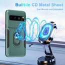 Google Pixel 8 Pro Case 2 Tempered Glass Screen Shockproof Protective Phone Cover Orange