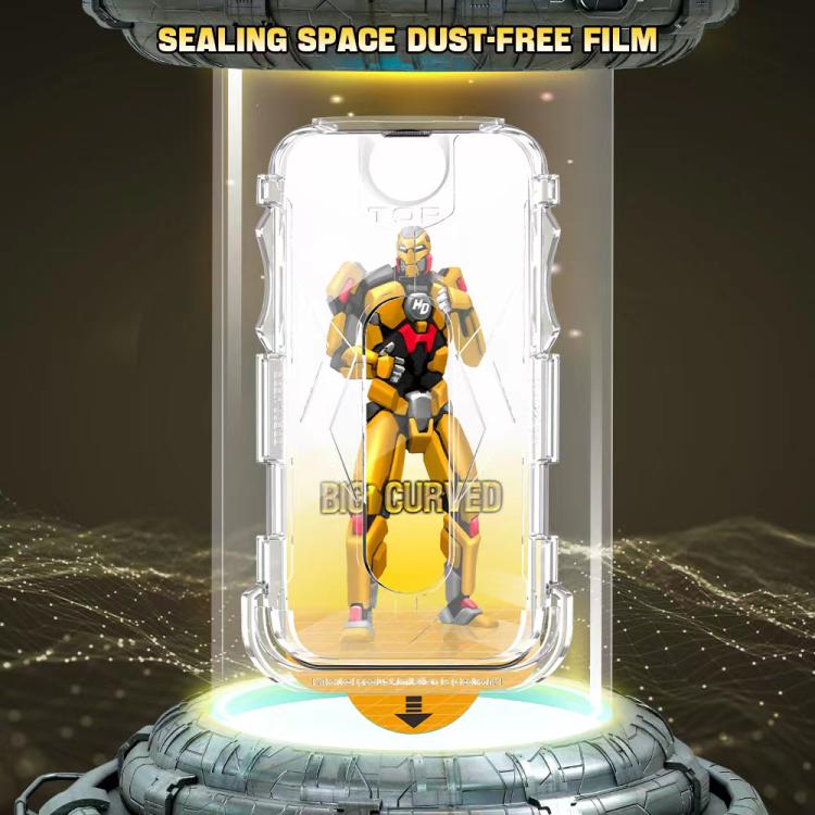 Easy Install Dust - proof Armor Tempered Glass Film