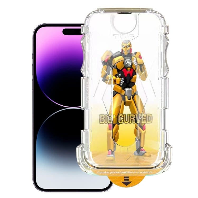 Easy Install Dust - proof Armor Tempered Glass Film
