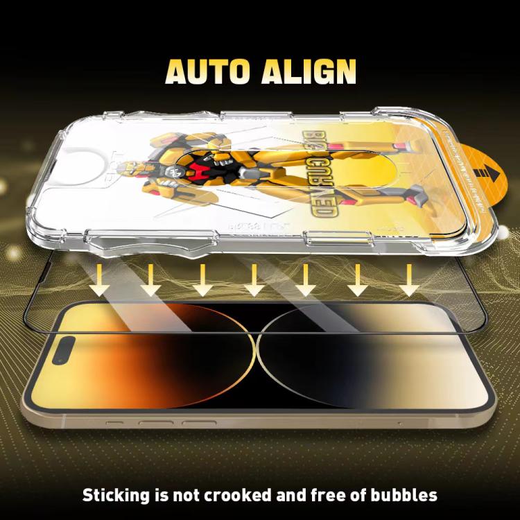 Easy Install Dust - proof Armor Tempered Glass Film