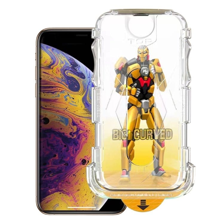 Easy Install Dust - proof Armor Tempered Glass Film