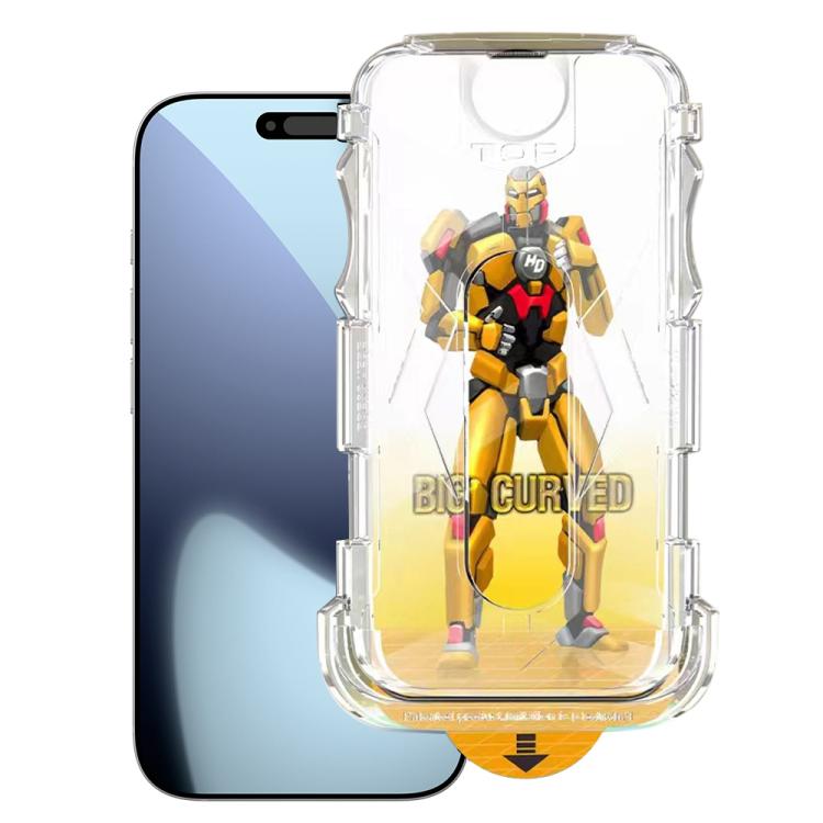 Easy Install Dust - proof Armor Tempered Glass Film
