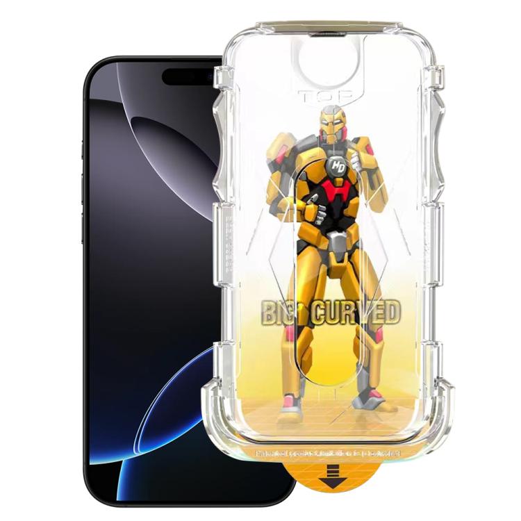 Easy Install Dust - proof Armor Tempered Glass Film