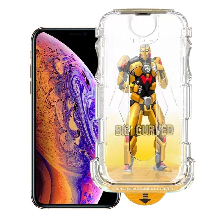 Easy Install Dust - proof Armor Tempered Glass Film