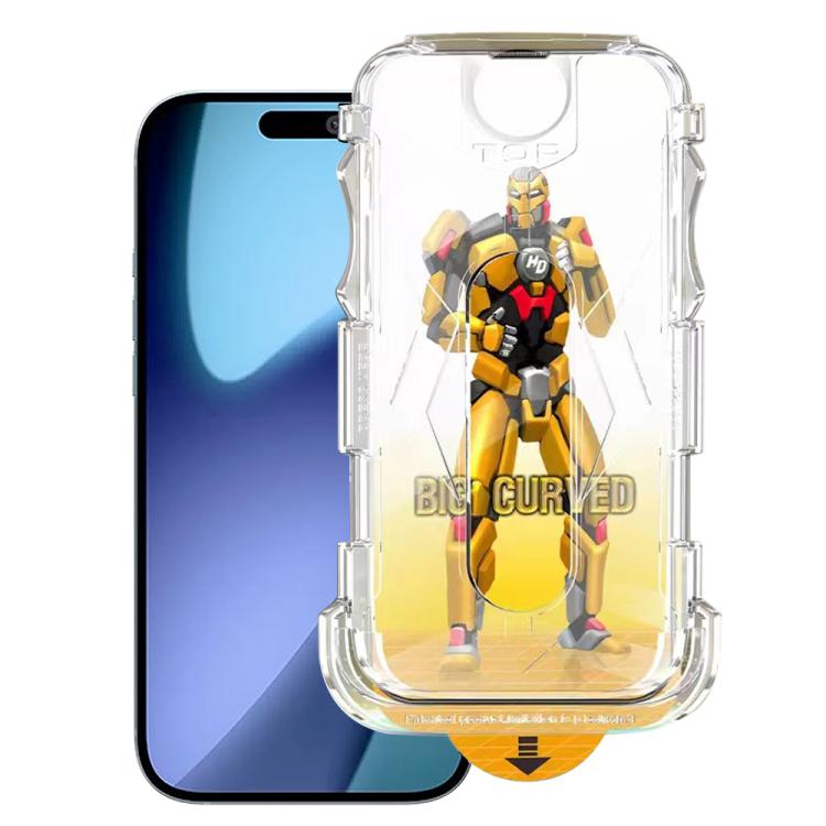 Easy Install Dust - proof Armor Tempered Glass Film