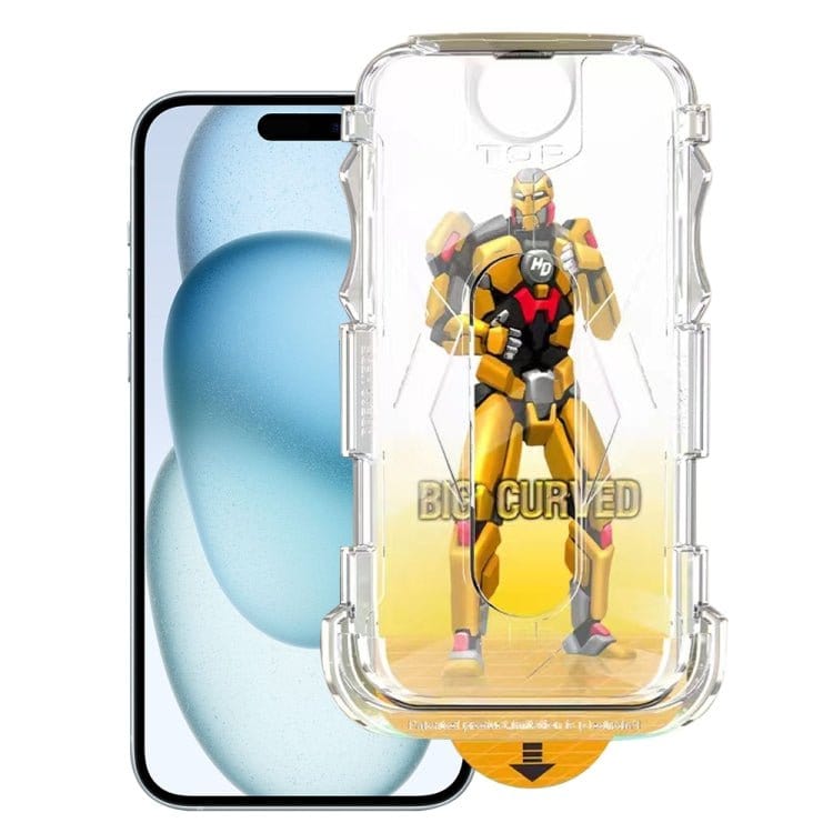 Easy Install Dust - proof Armor Tempered Glass Film