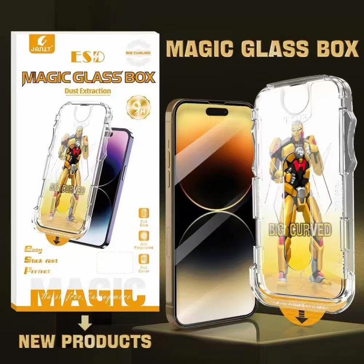 Easy Install Dust - proof Armor Tempered Glass Film