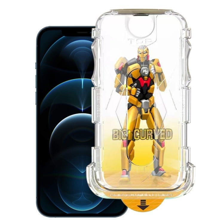 Easy Install Dust - proof Armor Tempered Glass Film