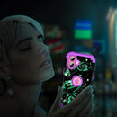 iPhone 16 Pro Case Glow Dark Three Layer Heavy Duty Shockproof Protection Hard Plastic Bumper+Soft Silicone Case